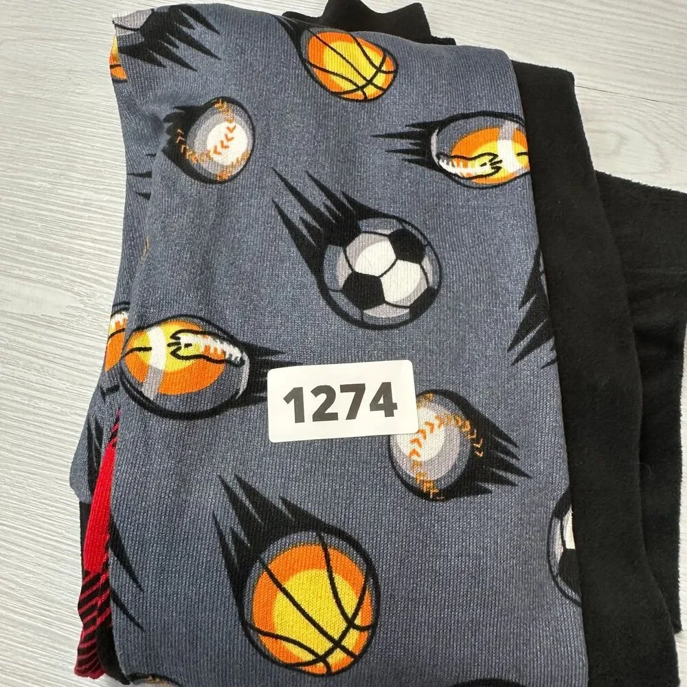 3 Pieces Cuddle Dud's Boy's Pajama Pants Size 8-12